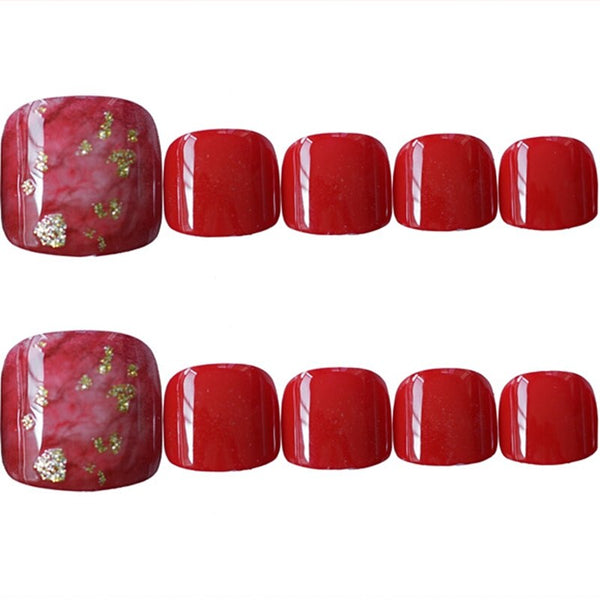 Caja de 24 Uñas Postizas Diseñadas Premium