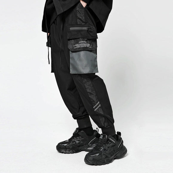 Overol Hip-Hop Multicolor con Bolsillos - Estilo Urbano Trendy