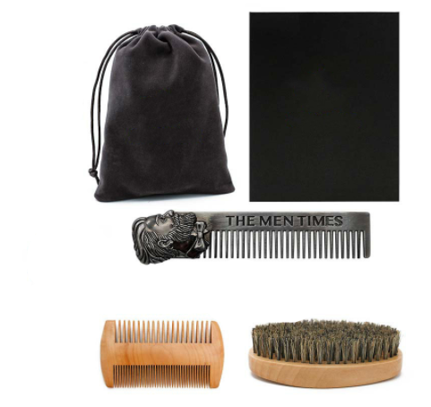 Peine Doble Cara para Barba y Plantilla de Afeitado Profesional - Image 5