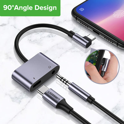 Adaptador 2 en 1 USB-C a 3.5mm para Audífonos y Carga Simultánea - Image 11