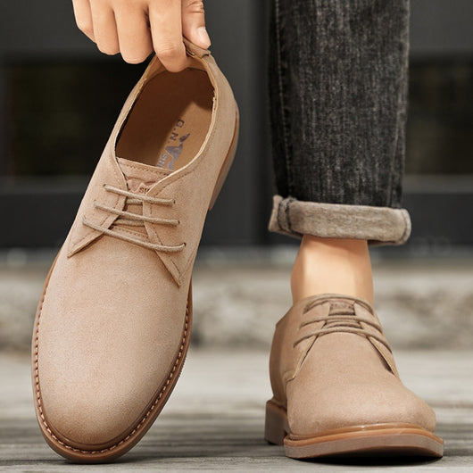 Botas Martin de Cuero Ante Retro Británico para Hombre - Zapatos de Trabajo Exterior - Image 11