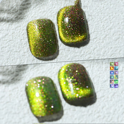 Esmalte de Gel Gato Ahumado Aurora Galaxia Brillante - Image 27