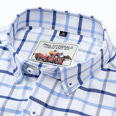 Camisa Oxford de Algodón Puro para Hombre - Estilo Ejecutivo Casual - Image 13