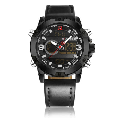 Reloj Deportivo Militar Digital para Hombre con Correa de Cuero - Image 3