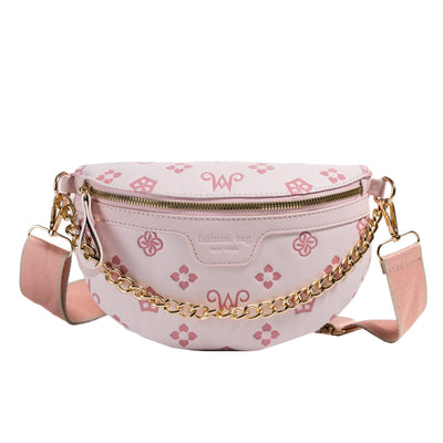 Bolsa de Hombro con Cadena de Cruz Grabada - Image 4