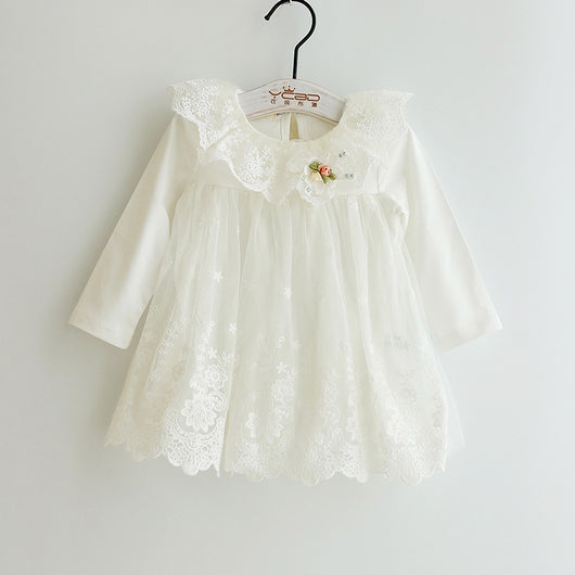 Vestido Princesa Manga Larga de Gasa para Bebé Niña 1-3 Años - Image 8