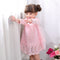 Vestido Princesa Manga Larga de Gasa para Bebé Niña 1-3 Años