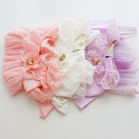 Vestido Princesa Manga Larga de Gasa para Bebé Niña 1-3 Años - Image 3