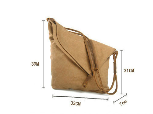 Bolso Retro de Tela con Correa Cruzada - Image 5