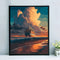 F 174 Sunset Sail 30 X 40 Cm Tight Inner Frame