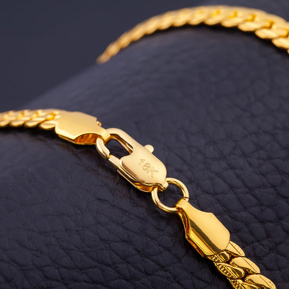 Cadena de Oro 18K Eslabones de 5MM