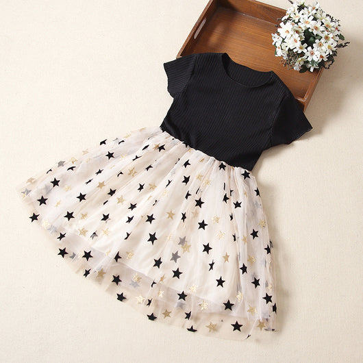 Vestido Infantil de Verano Estilo Extranjero con Manga Corta - Image 8