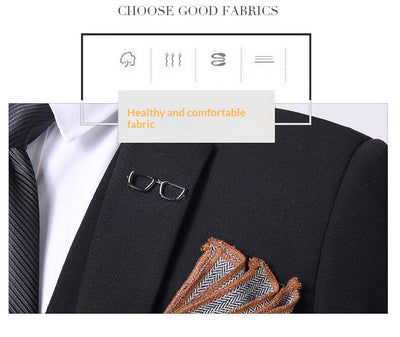 Traje de Novio Tres Piezas Color Sólido Premium - Image 20