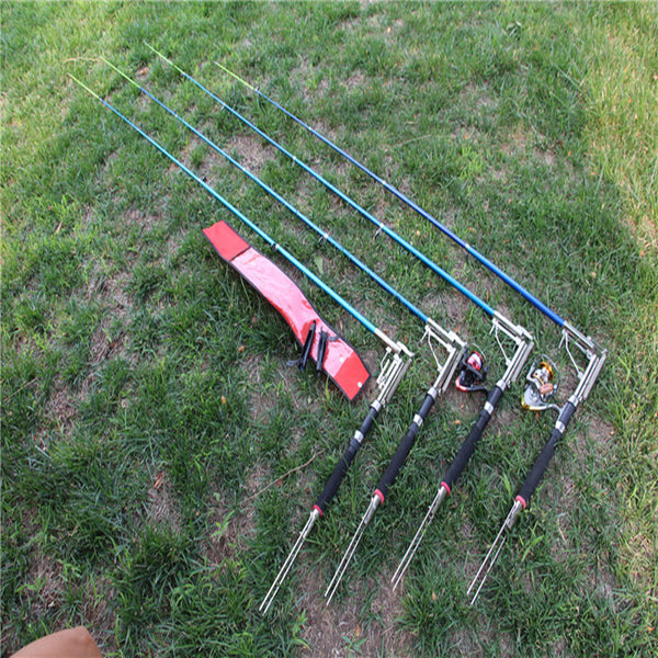 Caña de Pesca Automática con Soporte y Kit Completo