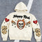 Sudadera Holgada con Estampado para Hombre