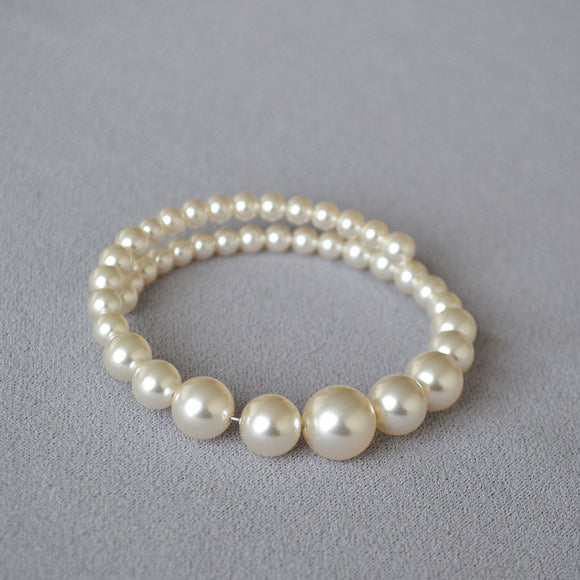 Pulsera de Perlas Degradadas - Elegancia Refinada para Mujeres