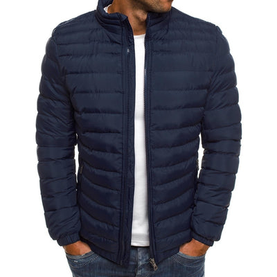 Abrigo Acolchado Impermeable para Hombre - Chaqueta Térmica de Algodón con Bolsillos - Image 16