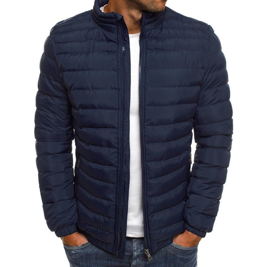 Abrigo Acolchado Impermeable para Hombre - Chaqueta Térmica de Algodón con Bolsillos - Image 16