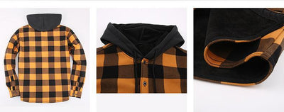 Sudadera Térmica con Capucha y Forro Polar Grueso para Hombre - Image 16
