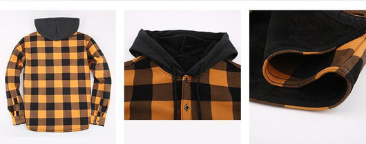 Sudadera Térmica con Capucha y Forro Polar Grueso para Hombre - Image 16