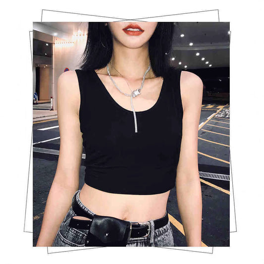 Camiseta Corta Ombliguera Versátil para Mujer - Verano - Image 2