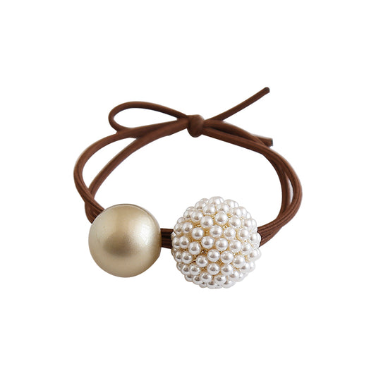 Elástico para Cabello Alloy Pearl Café - Image 2