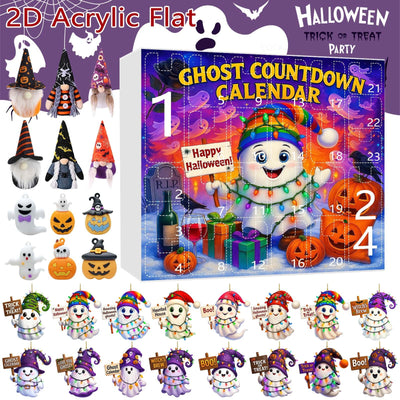Adorno Navideño Muñeca Fantasma Calabaza en Caja Sorpresa - Image 32