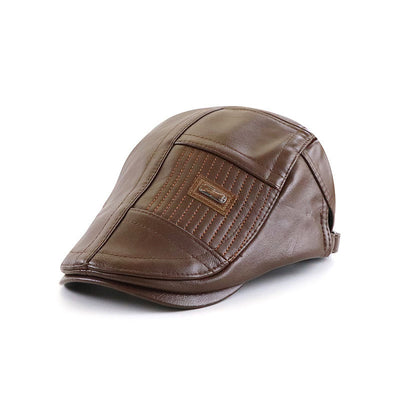 Gorra de Hombre PU con Combinación de Colores - Image 4