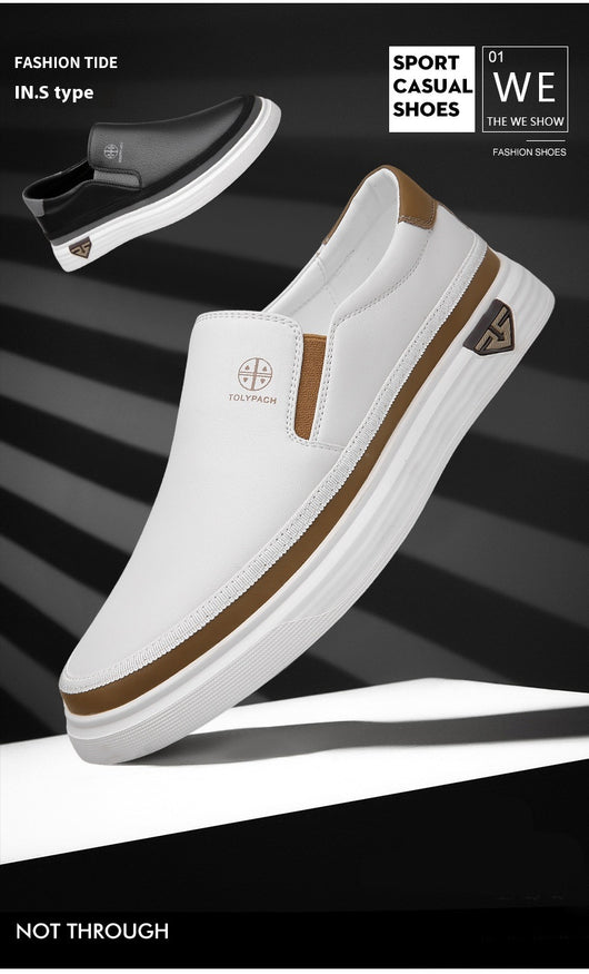 Zapatos Casuales de Cuero para Hombre sin Cordones - Image 9
