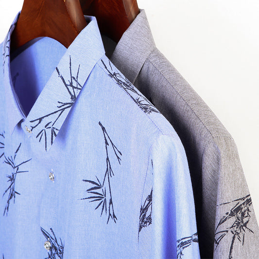 Camisa Estampada de Manga Corta para Hombre - Image 2