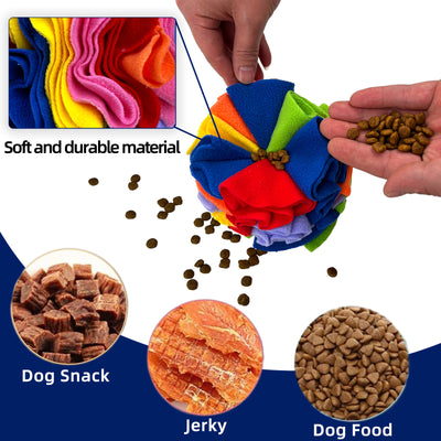 Pelota Interactiva Olfativa para Perros - Juguete Puzzle Multicolor - Image 5