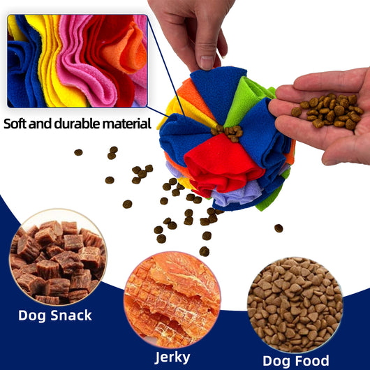 Pelota Interactiva Olfativa para Perros - Juguete Puzzle Multicolor - Image 5