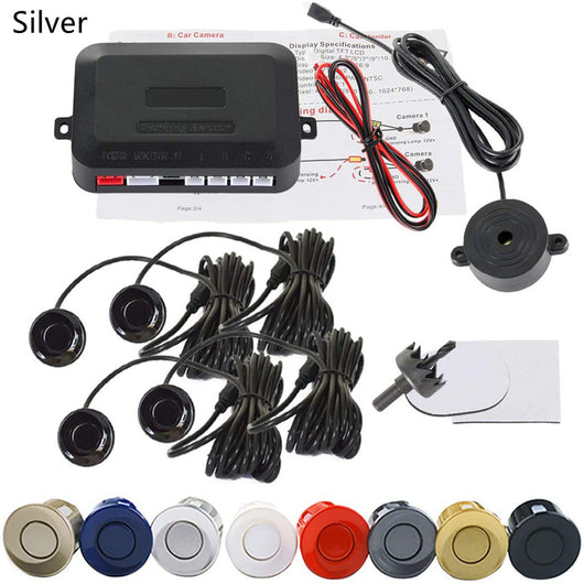 Sensor de Estacionamiento LED Lunar con 4 Sondas y Alarma Sonora - Image 6
