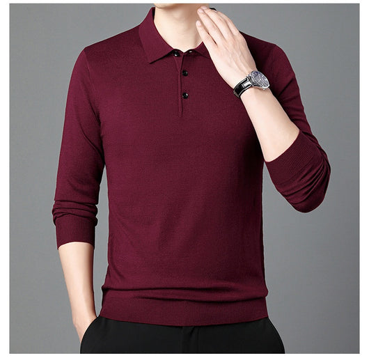 Suéter de Cuello Alto Tejido para Hombre - Colección Invierno - Image 17