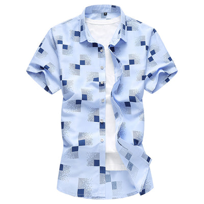 Camisa Floral Talla Grande para Hombre - Image 9
