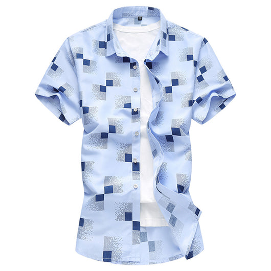 Camisa Floral Talla Grande para Hombre - Image 9