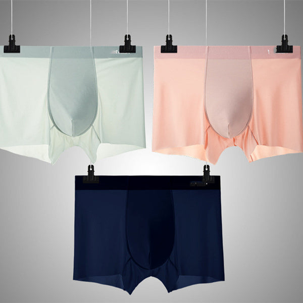 Calzoncillos Hombre Ice Silk Sin Marcas Cuadrado