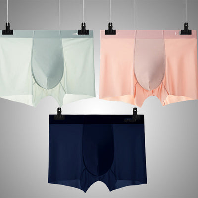 Calzoncillos Hombre Ice Silk Sin Marcas Cuadrado