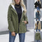 Abrigo de Invierno con Forro Polar y Capucha - Estilo Preppy Elegante para Mujer