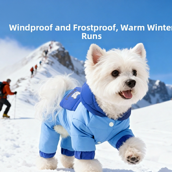 Abrigo Acolchado de Invierno para Perros Pequeños y Medianos - Ropa Térmica para Mascotas