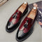 Zapatos Casuales de Cuero Retro Tallados para Hombre