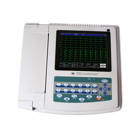 Electrocardiógrafo Digital 12 Canales con Pantalla Táctil, Software PC e Impresora - Image 2