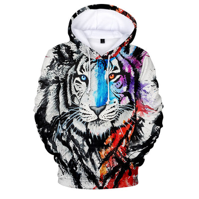 Sudadera Hombre Estampado Tigre Creativo Animal Style - Image 3