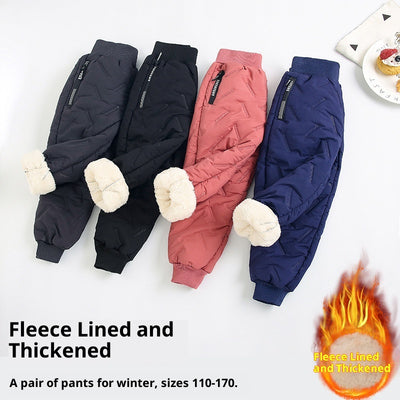 Pantalones Térmicos Infantiles Impermeables con Forro de Lana de Cordero - Image 4