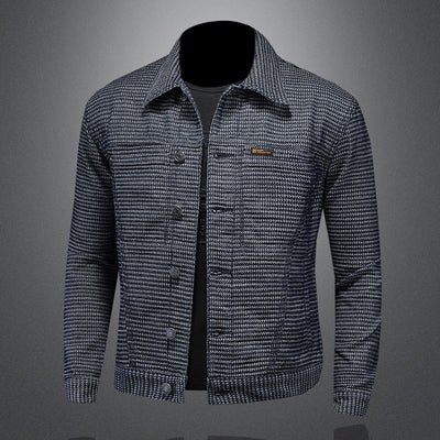 Chaqueta Denim Estilo Motociclista para Hombre - Diseño Europeo Casual - Image 2
