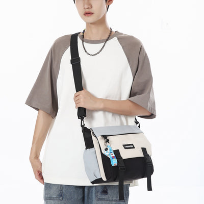 Bolsa de Hombro Casual Mujer Capacidad Grande Diseño Neutro Japonés - Image 3