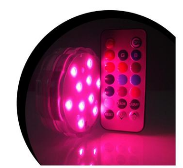 Luces Submarinas LED Multicolores con Control Remoto Sumergible - Image 3