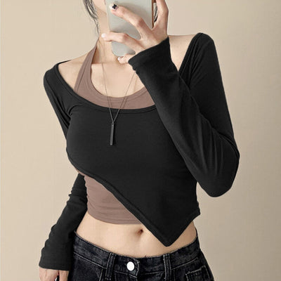 Conjunto de Dos Piezas Irregular Personalizado Estilo Hot Girl - Image 15