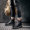 Botas Desert de Cuero Vintage con Peto