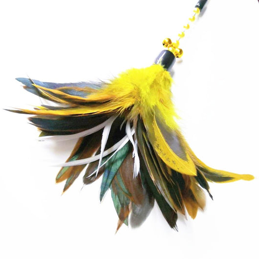 Juguete Interactivo de Plumas de Colores para Gatos - Image 4